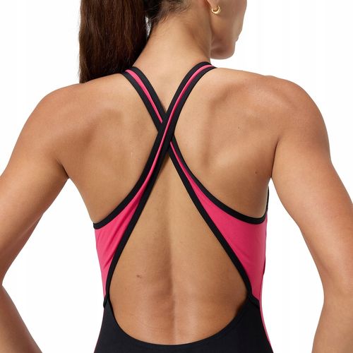 Strój kąpielowy na basen damski Speedo High Neck Splice Cross Back rozm.D42 na Arena.pl