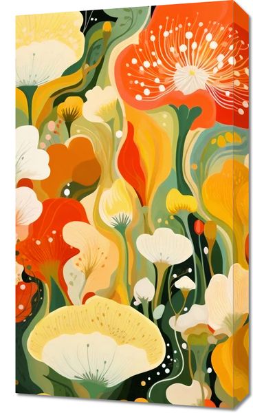 Obraz 40x70cm Kwiatowy Raj zdjęcie 1