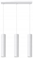 Żyrandol LAGOS 3 Biały, Metalowy, Ściemniacz, GU10, 40W, Sollux Lighting