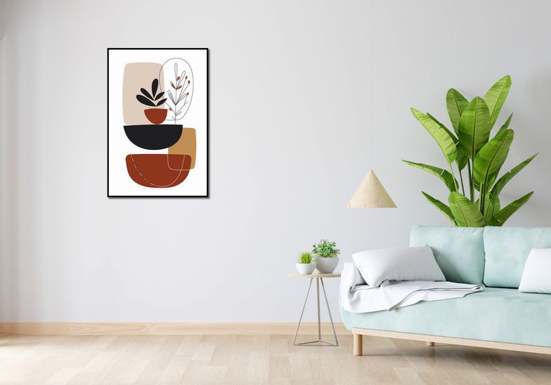 Plakat 61x90,5cm Botaniczna Abstrakcja zdjęcie 4