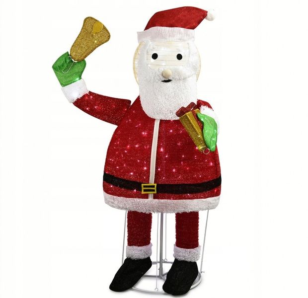 ŚWIĘTY MIKOŁAJ OZDOBA 180 cm 200 LED IP44 TIMER zdjęcie 16