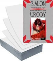 Ulotki A4 100szt reklamowe firmowe SALON URODY dużo wzorów gotowy projekt