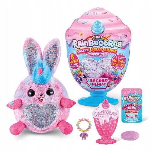 LODOWY PUCHAREK Z MÓWIĄCĄ MASKOTKĄ RAINBOCORNS TALKIN JELLY SHAKE SUPRISE na Arena.pl