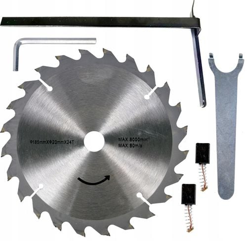 Pilarka tarczowa piła tarczowa do drewna z laserem i prowadnicą na Arena.pl