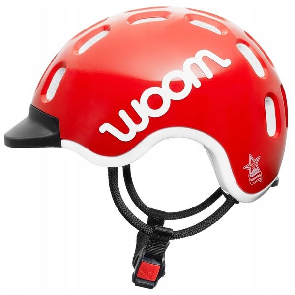 Kask rowerowy dziecięcy woom Kids czerwony S 50-53 cm zdjęcie 10