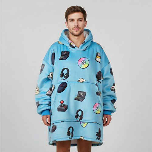 KOC BLUZA Gruba Kocobluza Oversize Futrzak XXL Męska Dla Chłopaka na Arena.pl