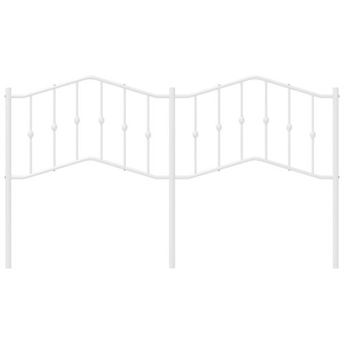 Metalowe wezgłowie, białe, 180 cm na Arena.pl
