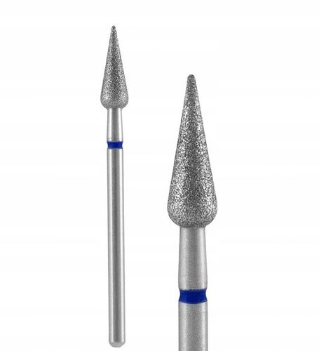 FREZ DIAMENTOWY ŚREDNI GRUSZKA SZPIC OSTRA STOŻEK 4/12 mm DO SKÓREK 10 szt. na Arena.pl