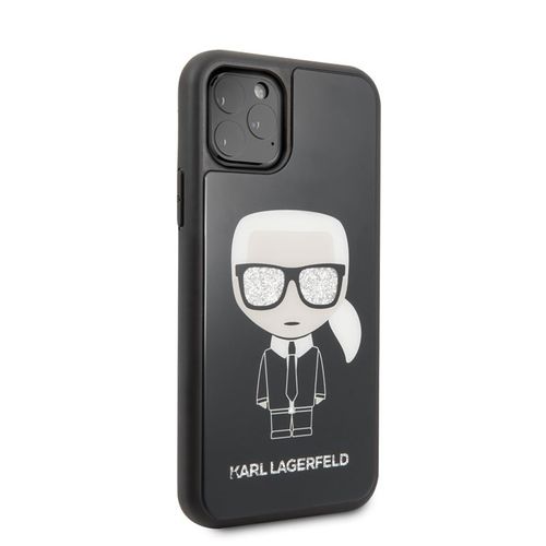 Karl Lagerfeld Double Layer Glitter Iconic - Etui iPhone 11 Pro na Arena.pl