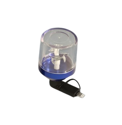 Niebieski Elektryczny Młynek do Tytoniu CBD Grinder Podłączany do Telefonu na Arena.pl