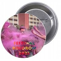 Przypinki buttony FESTIWAL KOLORÓW 2023 TANIO
