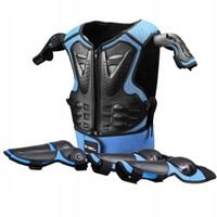 Zestaw zbroi dla dzieci w wieku 5-13 lat niebieski