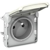 PLEXO55 Gniazdo pojedyncze 2P+Z do ramki BIAŁE Legrand 069621