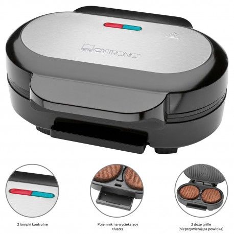 Grill do hamburgerów Clatronic HBM 3696 na Arena.pl