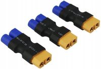 3 sztuki Męskie EC3 żeńskie złącze adaptera XT60