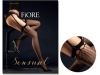 Pończochy Fiore Burlesque kabaretki 30 den Black 2