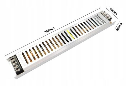 ZASILACZ 12V LED 200W Slim Montażowy Modułowy Do Taśmy MONO RGB na Arena.pl
