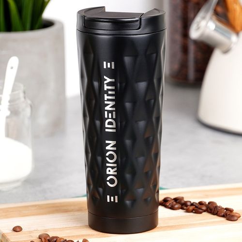 Kubek termiczny stalowy czarny 500 ml na Arena.pl