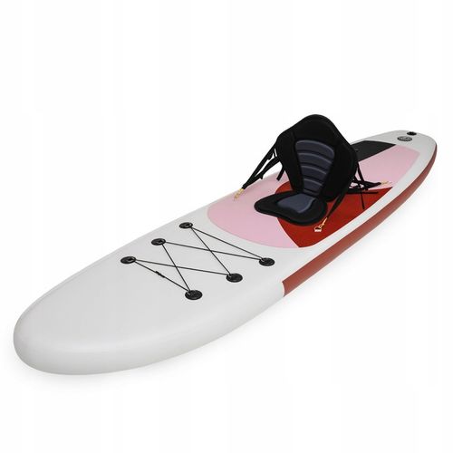 POMPOWANA DESKA SUP - STAND UP PADDLE - 320CM Z WIOSŁEM i SIEDZENIEM na Arena.pl