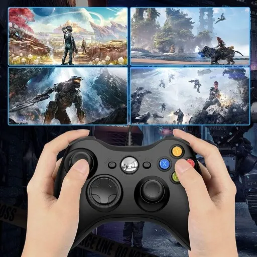 GAMEPAD PAD do XBOX 360 PC KONSOLI USB DUAL SHOCK zdjęcie 5