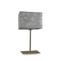 Lampka AMALFI abażur szary melanż stelaż stare złoto