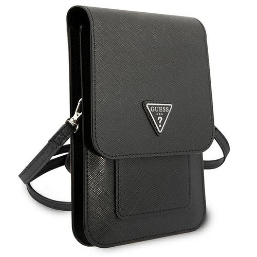 guess torebka guwbsatmbk czarny/blacksaffiano triangle na Arena.pl