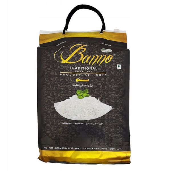 Ryż basmati tradycyjny Banno 5kg zdjęcie 1