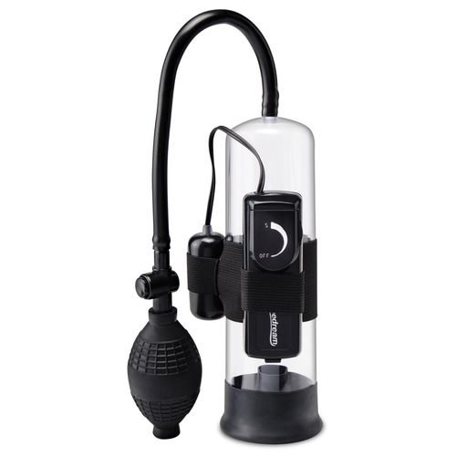 wibrująca pompka do penisa beginner's vibrating pump - pump worx na Arena.pl