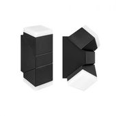 OPRAWA TWINDO DUO LED 2X6W 4000K IP44 CZARNA DO OGRODU