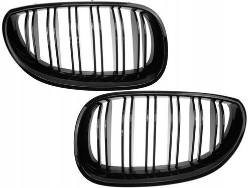 Nerki atrapa grill CZARNY POŁYSK do BMW E60 E61 M5 na Arena.pl