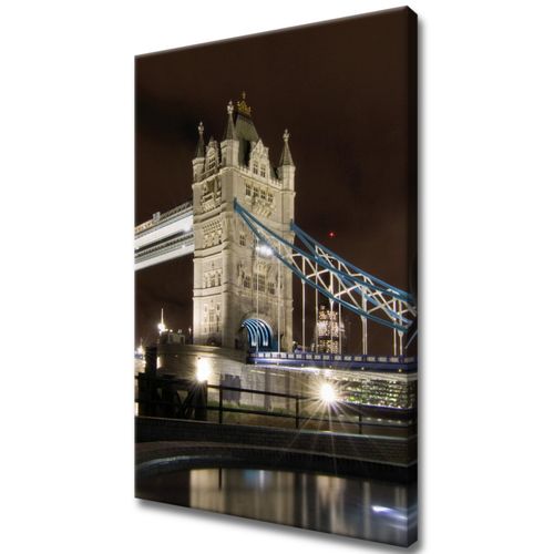 Obraz 40X60 Fontanna Przy Tower Bridge na Arena.pl