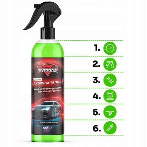 ZESTAW HYDROFOBOWY Aktywna Tarcza WaterOFF Niewidzialna Wycieraczka GRATISY na Arena.pl