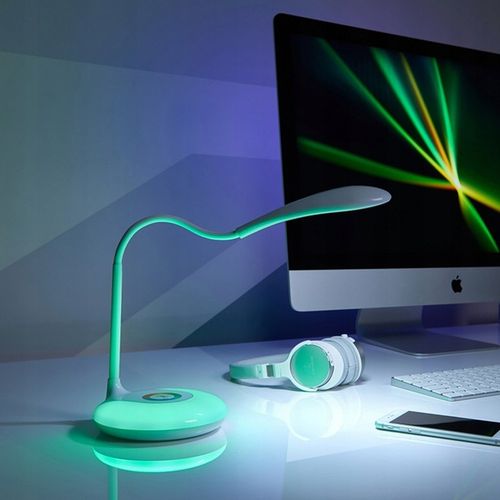 LAMPKA BIURKOWA LED NA BIURKO LAMPA 256 KOLORÓW RGB DO NAUKI DOTYKOWA na Arena.pl