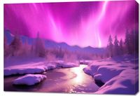 Obraz 100x70cm Aurora Nad Niebiem