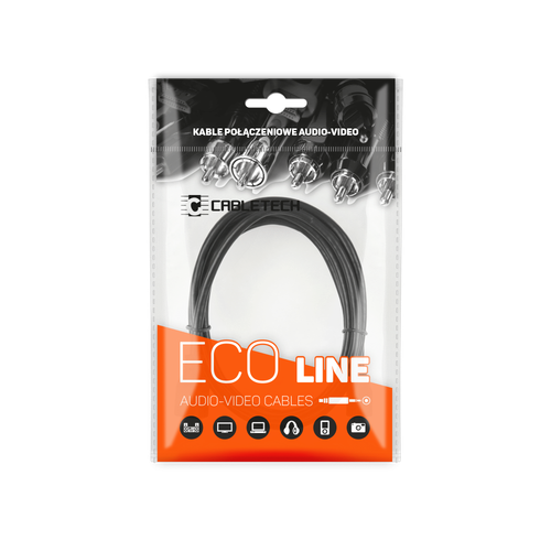 Kabel RCA przewód audio cinch 3m 3RCA- 3RCA Cabletech Eco-Line na Arena.pl