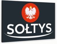Tabliczka znak informacyjny 40x30 Antracyt SOŁTYS Aluminiowa NADRUK UV