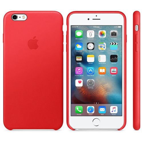 Apple Skórzane etui do iPhone'a 6s Plus czerwone na Arena.pl