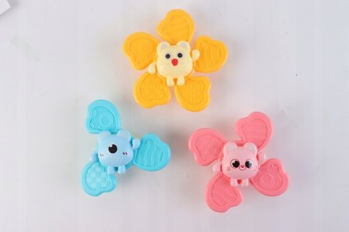 ZESTAW FIDGET SPINNER 3SZT DLA DZIECI Z PRZYSSAWKĄ PREZENT URODZINY ROCZEK na Arena.pl