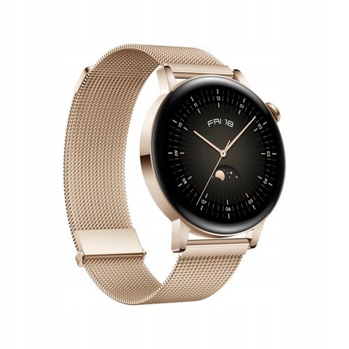 Złoty Smartwatch HUAWEI Watch GT 3 42mm Elegant na Arena.pl
