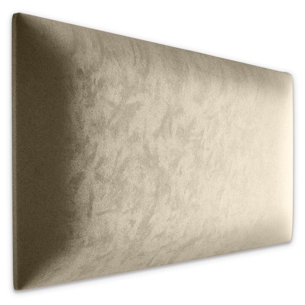 PANELE TAPICEROWANE ŚCIENNE KREMOWE WEZGŁOWIE 3D 50cm x 30cm zdjęcie 1