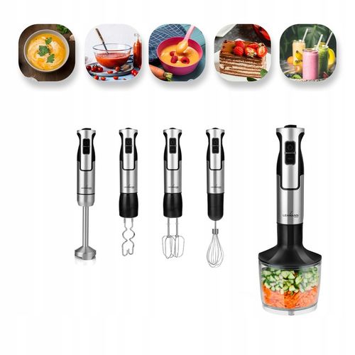 MOCNY BLENDER RĘCZNY WIELOFUNKCYJNY MIKSER NAJMOCNIEJSZY SILNIK OSTRZE na Arena.pl