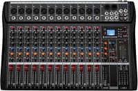 Depusheng DA12 Mikser DJ z USB, Bluetooth 12-kanałowy studyjny mikser audio