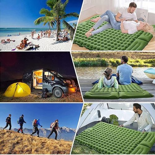 MATA SAMOPOMPUJĄCA KARIMATA DMUCHANA MATERAC 195X125 CM na Arena.pl