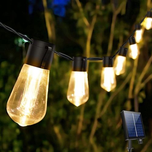 GIRLANDY SOLARNE 5 Metrów 20 Żarówek LED Lampki Ozdobne Ogrodowe na Arena.pl