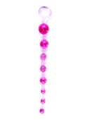 Plug/Kulki-Jelly Anal 10 Beads Pink
