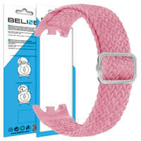 beline pasek mi band 9/8 nylonróżowy/pink