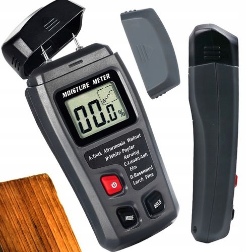 Wilgotnościomierz do drewna Miernik wilgotności drewna WYŚWIETLACZ LCD na Arena.pl