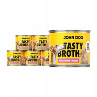 John Dog Tasty Broth zupa dla kota i psa z indykiem 6x140g