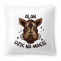 Poduszka Dla Alana Na Urodziny Ze Zdjęciem Na Prezent Biała 40X40 Cm