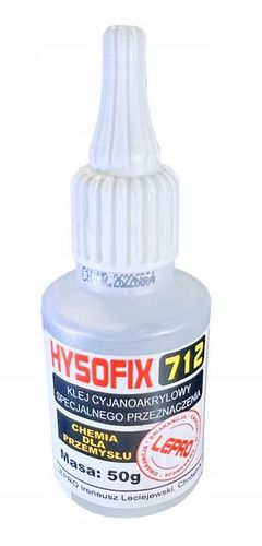 Klej Cyjanoakrylowy HYSOFIX 712 - 50g na Arena.pl
